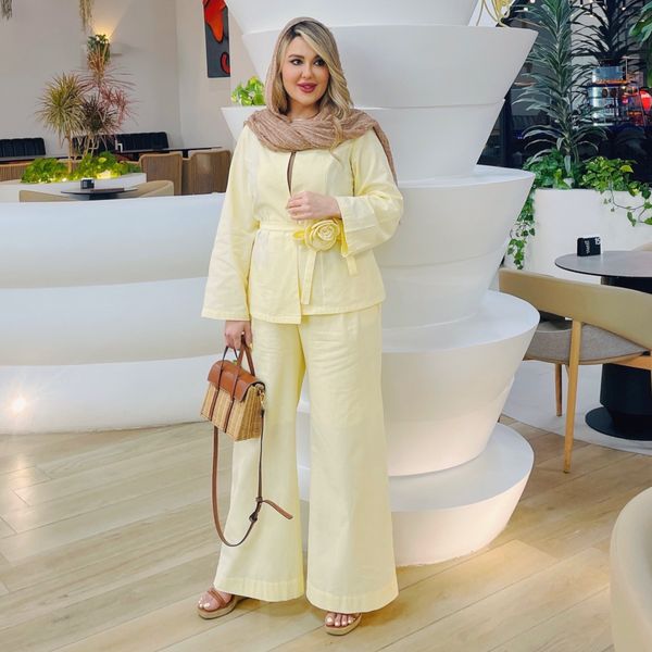 ست کت و شلوار لـمون (کالکشن فروزان نریمیسا)