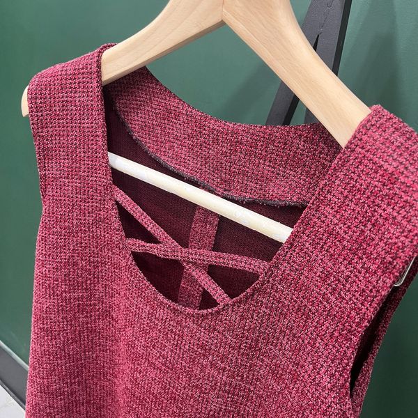 پیراهن سارافونی بافت‌موهر یقه بندی