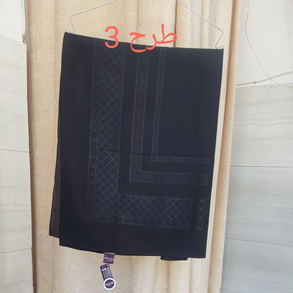 خرید اینترنتی روسری‌ مجلسی زنانه مشکی