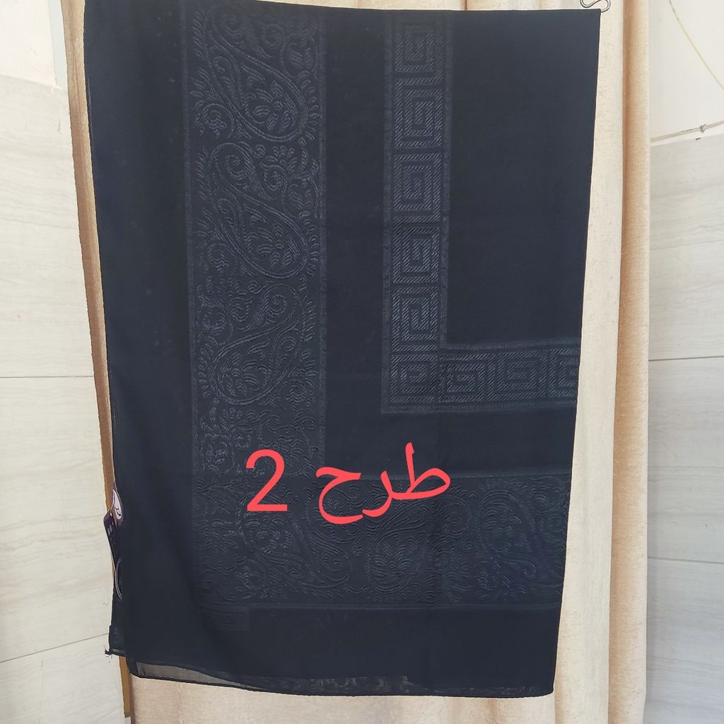 خرید آنلاین روسری‌ مجلسی زنانه مشکی