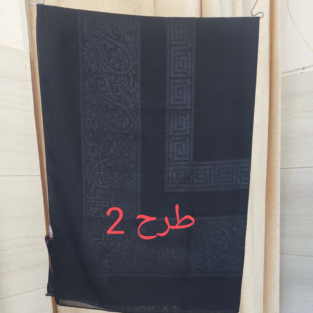 خرید اینترنتی روسری‌ مجلسی زنانه مشکی