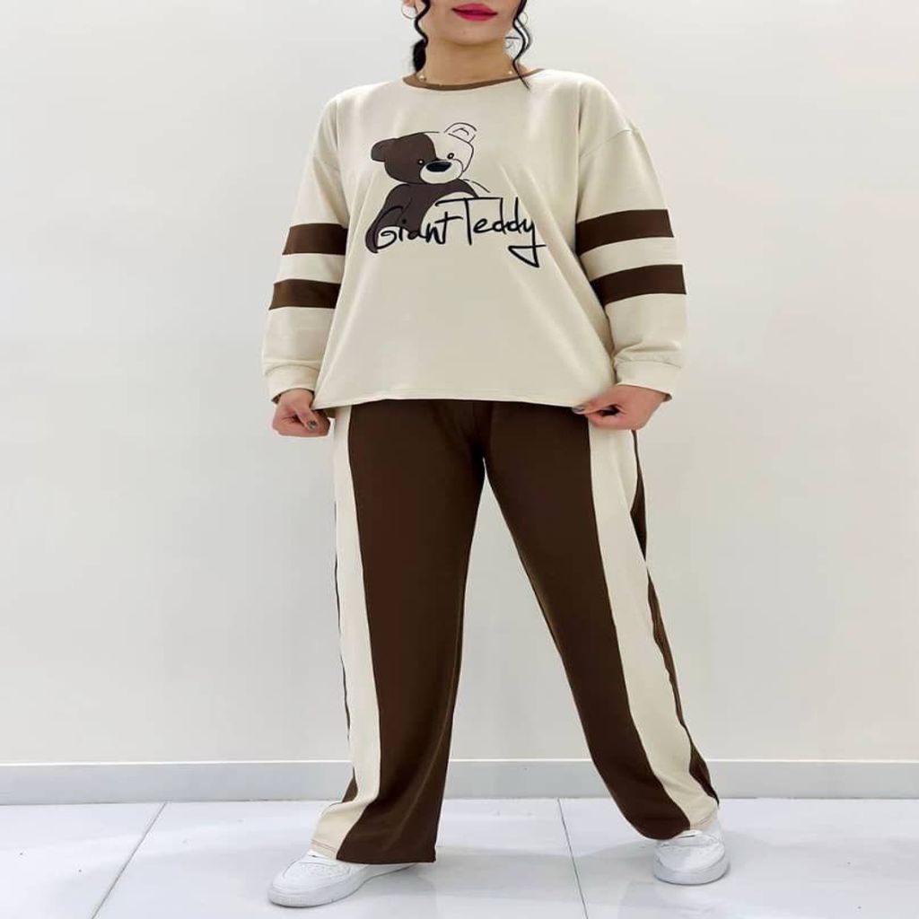 خرید اینترنتی قیمت بلوز شلوار راحتی زنانه دورس اسپان