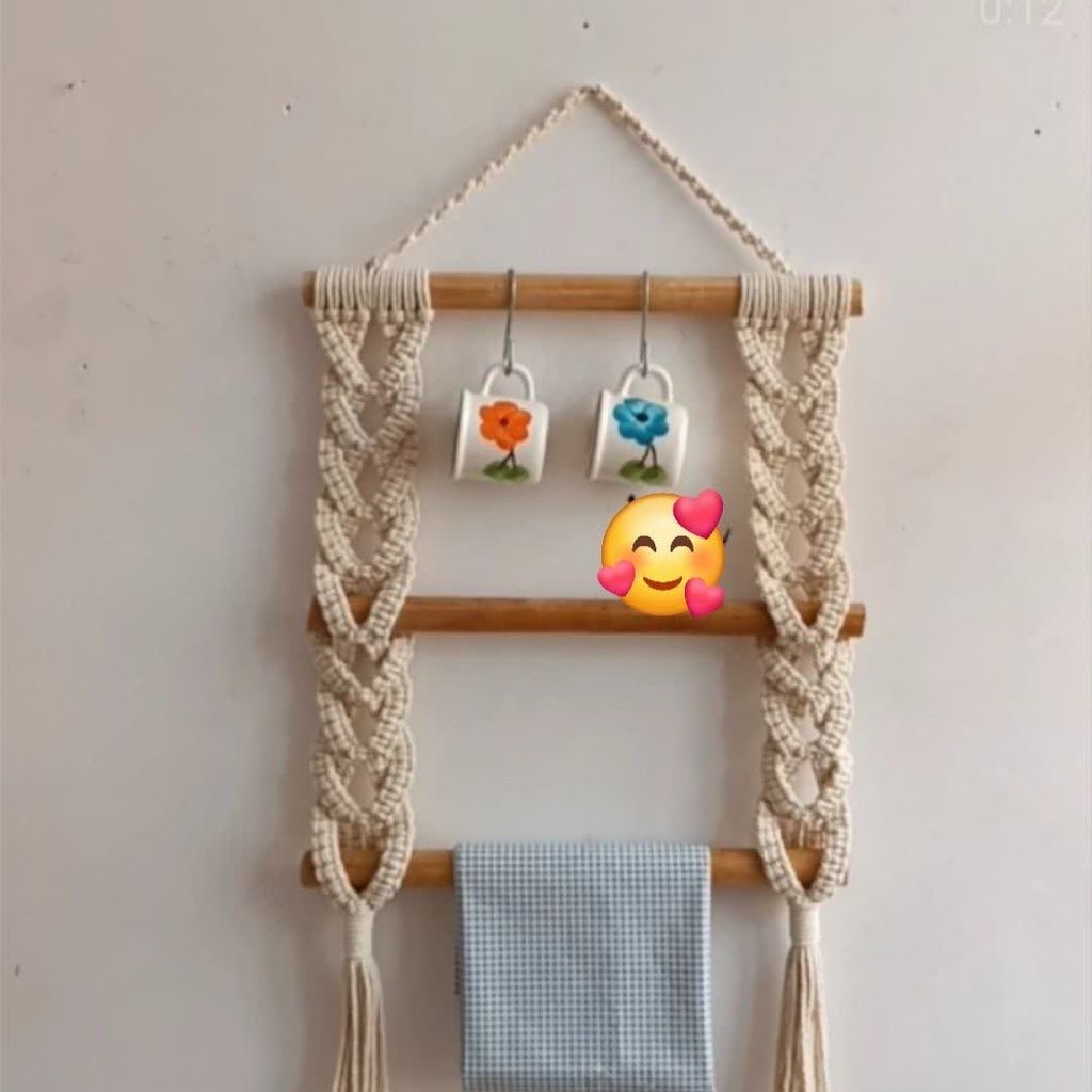 مشخصات هولدر دستمال مکرومه عروس