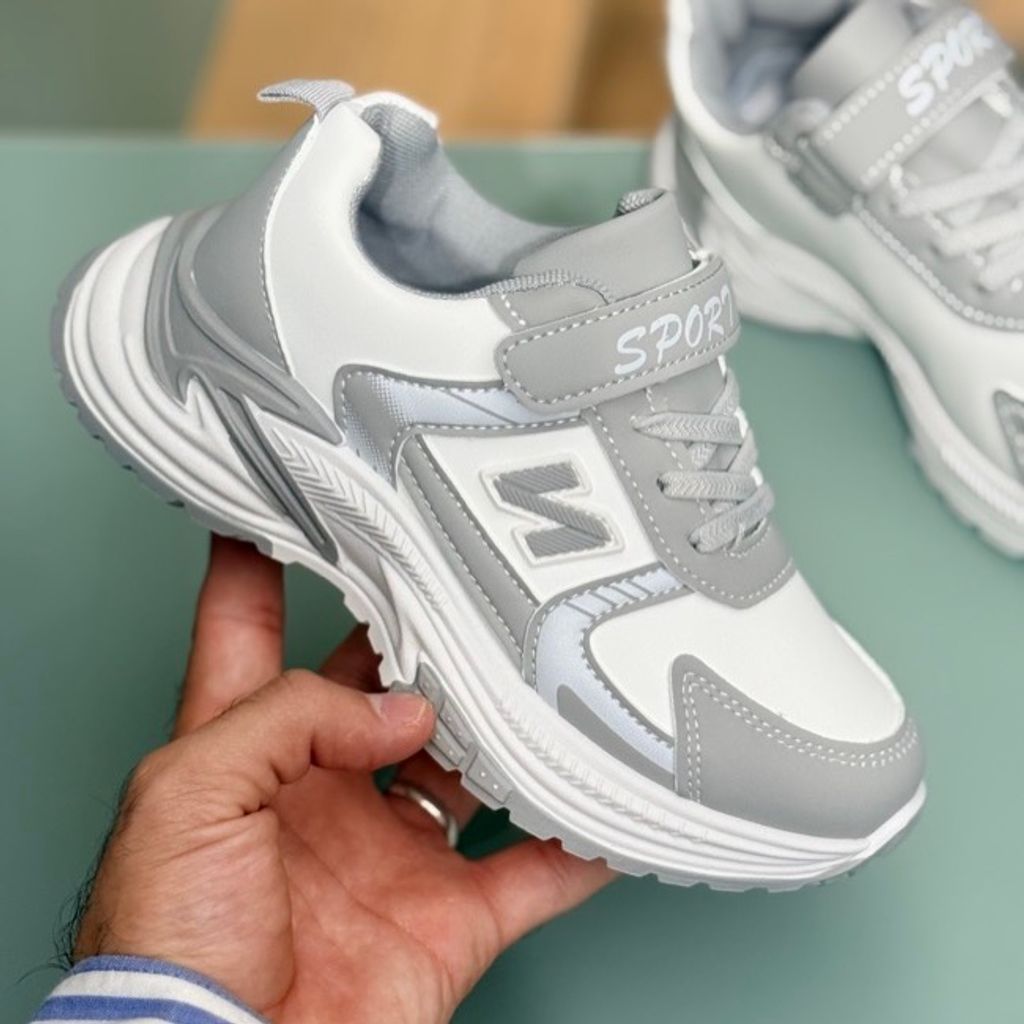 خرید اینترنتی قیمت کتونی بچگانه طرح نیوبالانس چسبی از توباکو کد 4071305