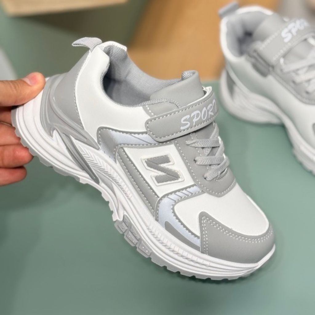 خرید اینترنتی قیمت کتونی بچگانه طرح نیوبالانس چسبی از توباکو کد 4071305