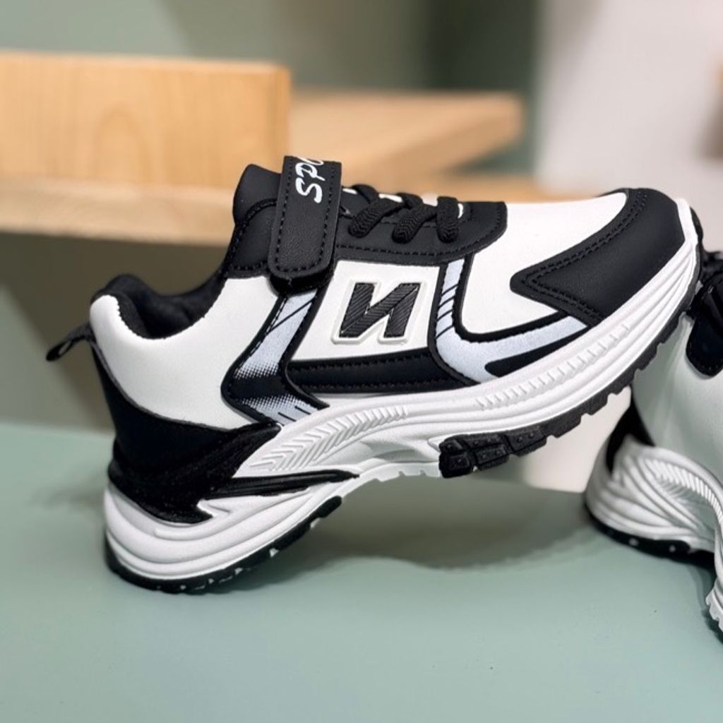 خرید اینترنتی قیمت کتونی بچگانه طرح نیوبالانس چسبی از توباکو کد 4071305