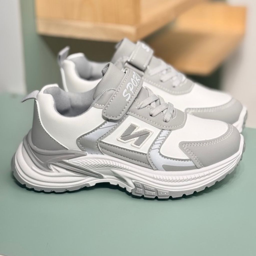 خرید اینترنتی قیمت کتونی بچگانه طرح نیوبالانس چسبی از توباکو کد 4071305