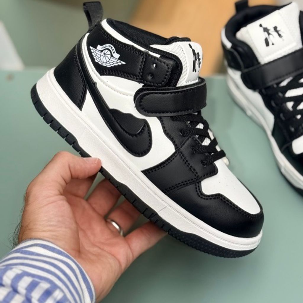 خرید اینترنتی قیمت کتونی بچگانه نیمساق طرح نایک جردن از مورچه کد 4071205