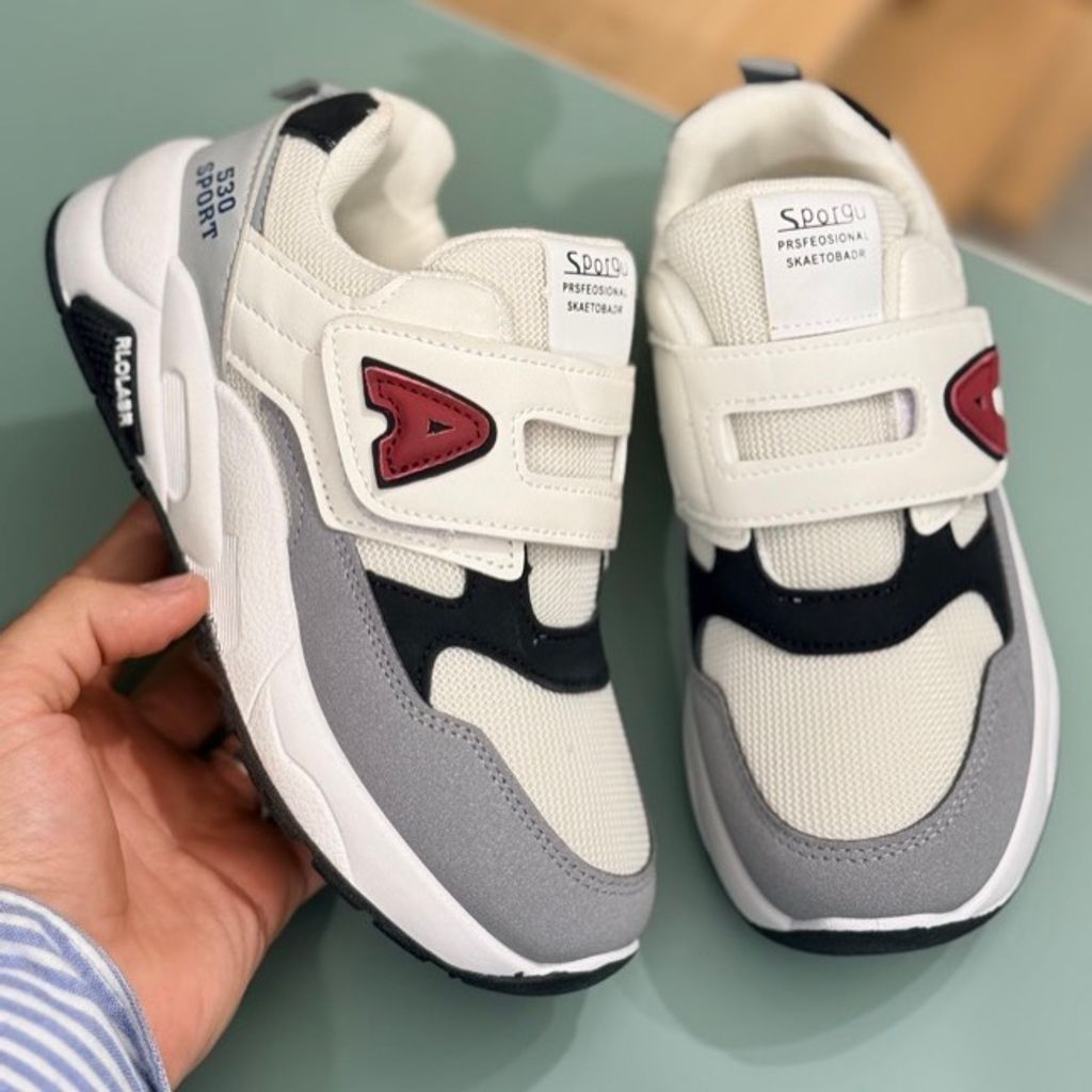 خرید اینترنتی قیمت کتونی بچگونه طرح A چسبی از BRQ کد 4071002