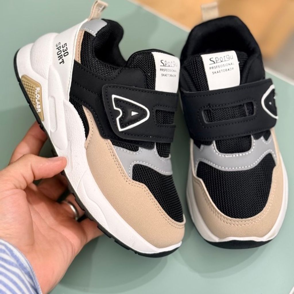 خرید اینترنتی قیمت کتونی بچگونه طرح A چسبی از BRQ کد 4071002