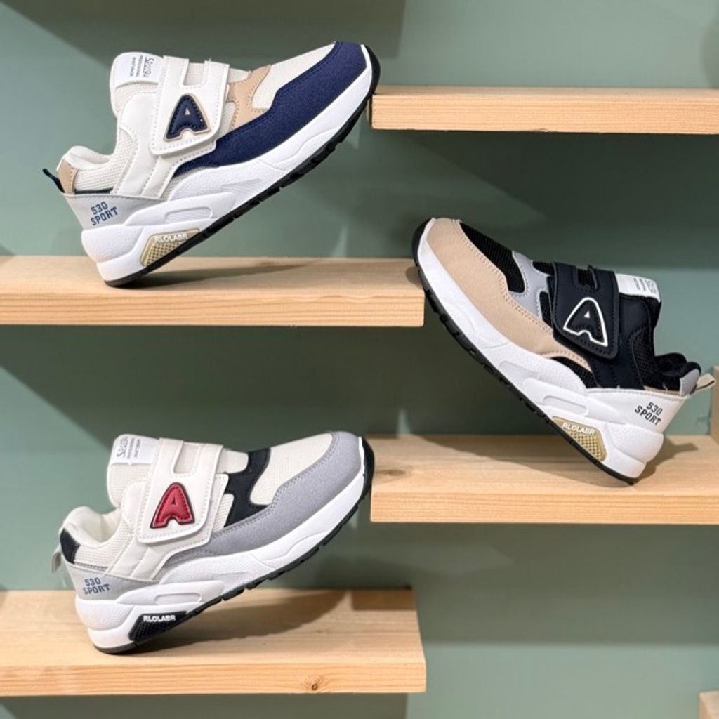 خرید اینترنتی قیمت کتونی بچگونه طرح A چسبی از BRQ کد 4071002