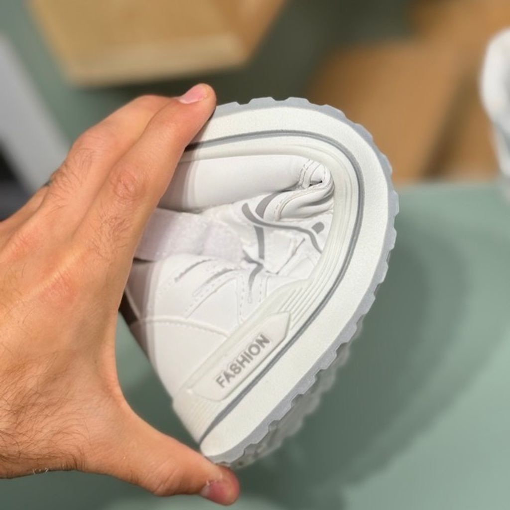 خرید اینترنتی قیمت کتونی بچگونه طرح asics چسبی از MBA کد 4062301