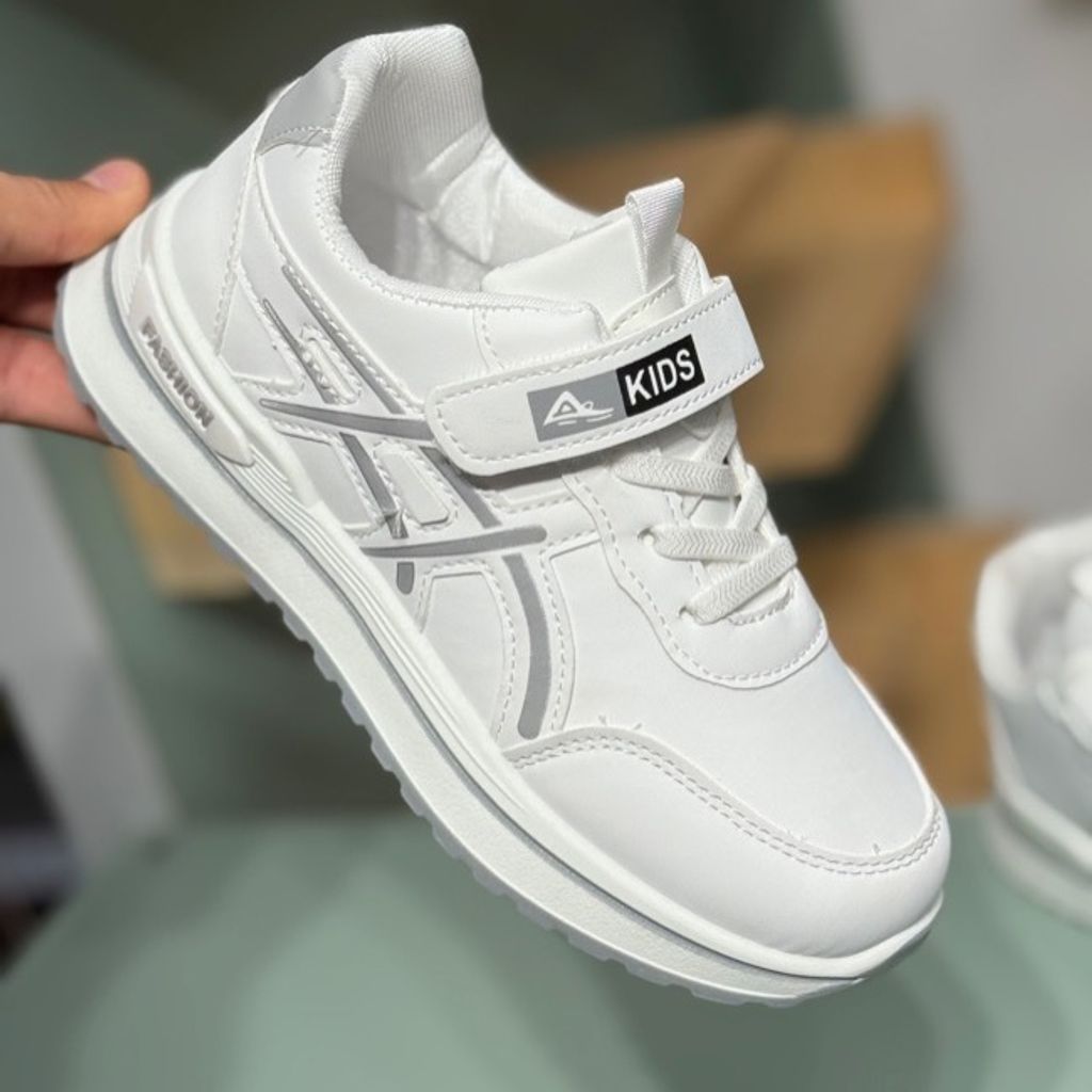 خرید اینترنتی قیمت کتونی بچگونه طرح asics چسبی از MBA کد 4062301