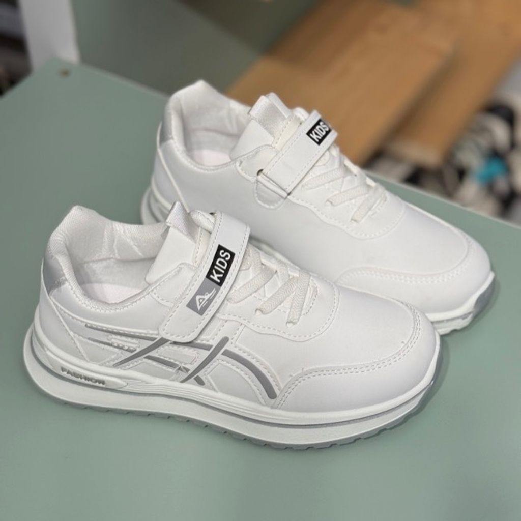 خرید اینترنتی قیمت کتونی بچگونه طرح asics چسبی از MBA کد 4062301