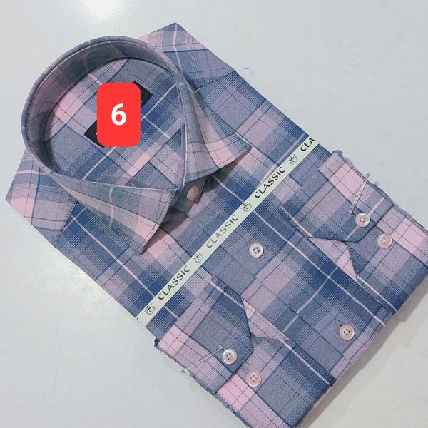 پیراهن مردانه تترون چهارخونه کلاسیک کندیس کد 1 و 6