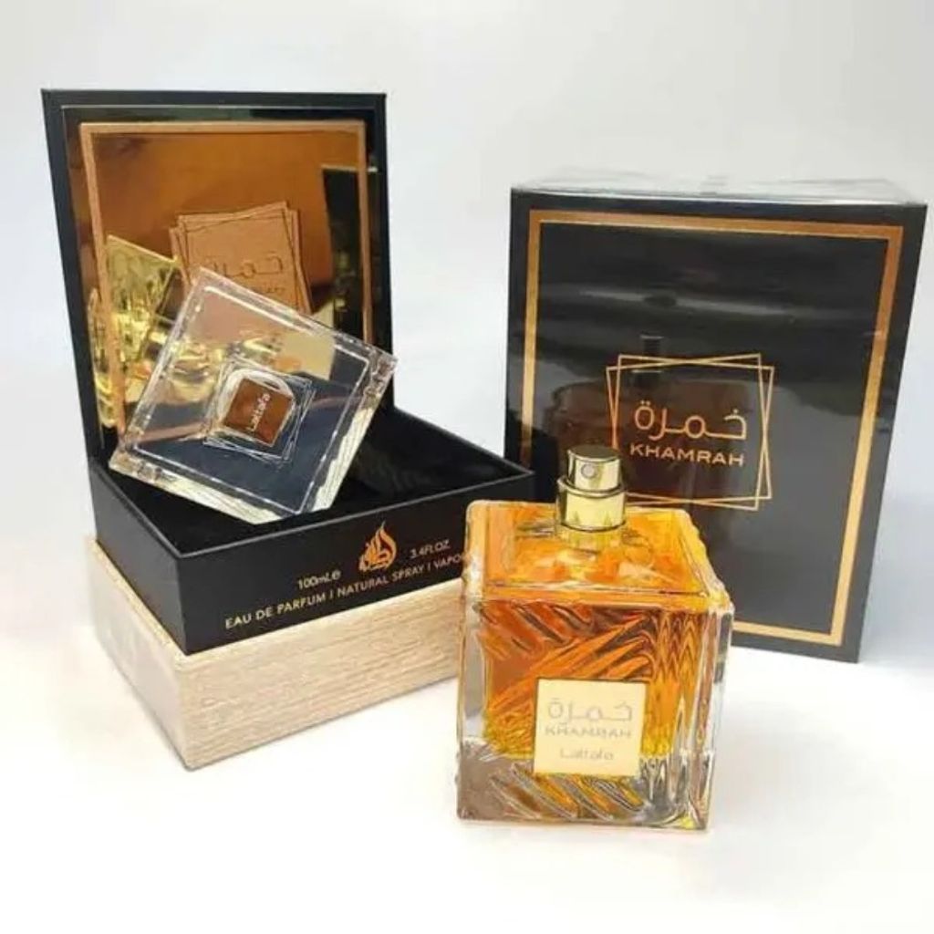 خرید اینترنتی ادکلن KHAMRAH LATTAFA ادکلن خمره لطافه اصل