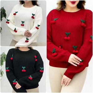 بلوز بافت طرح گیلاسی