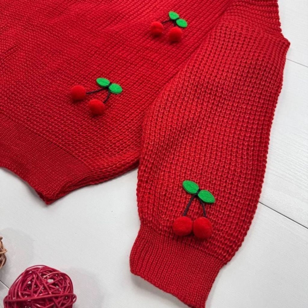 قیمت بلوز بافت طرح گیلاسی