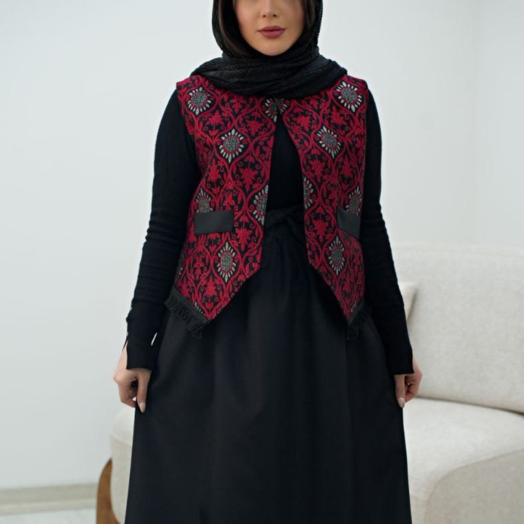 خرید اینترنتی جلیقه زنانه تافته و پرشیا ترنج