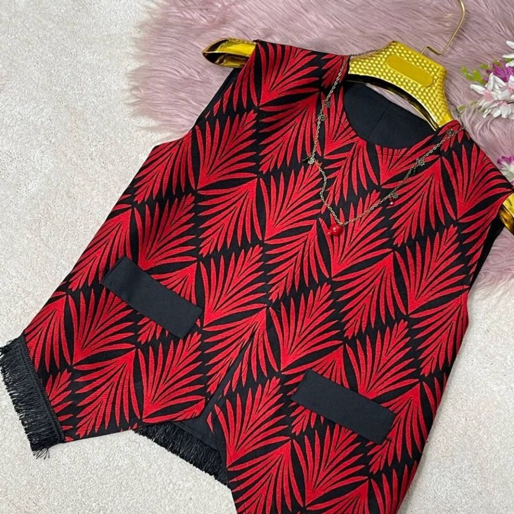 خرید آنلاین جلیقه زنانه تافته و پرشیا ترنج