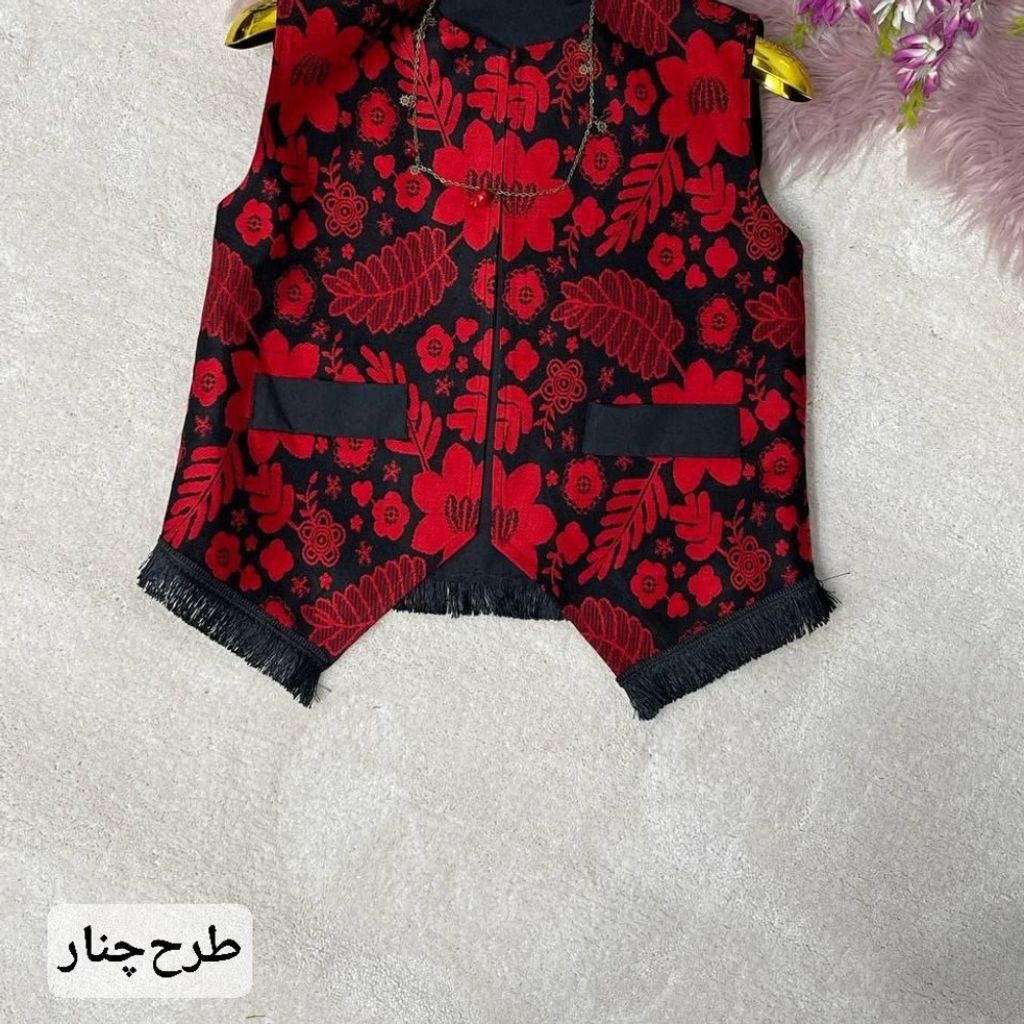 خرید اینترنتی جلیقه زنانه تافته و پرشیا ترنج