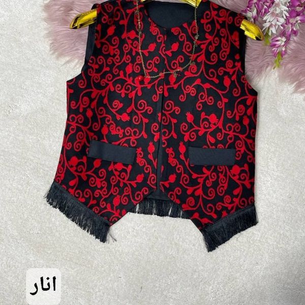 جلیقه زنانه تافته و پرشیا ترنج