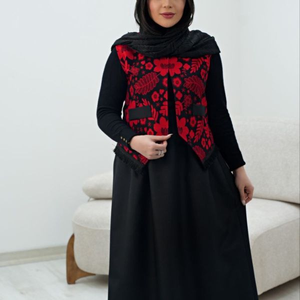 جلیقه زنانه تافته و پرشیا ترنج