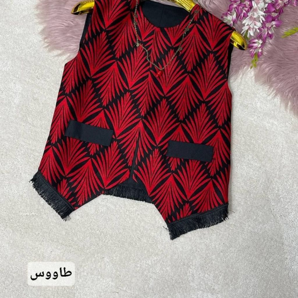 خرید انلاین جلیقه زنانه تافته و پرشیا ترنج