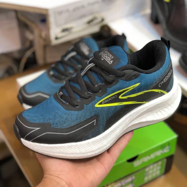 کفش بروکس‌ مردانه زیره کربن دار رنگ ابی