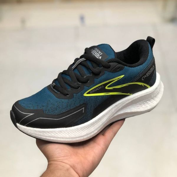 کفش بروکس‌ مردانه زیره کربن دار رنگ ابی