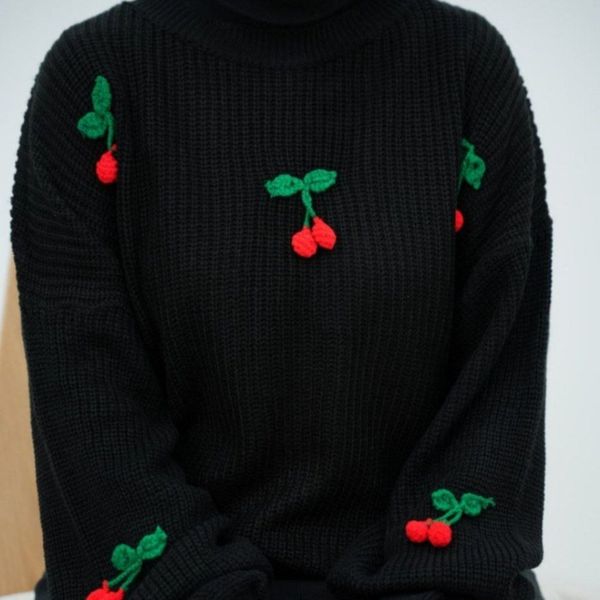 بافت زنانه طرح گیلاس