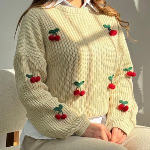 فروش اینترنتی بافت زنانه طرح گیلاس