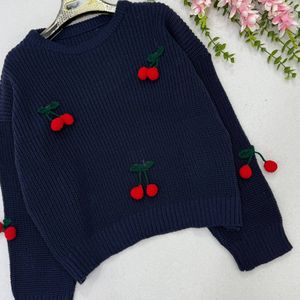 قیمت ارزان بافت زنانه طرح گیلاس