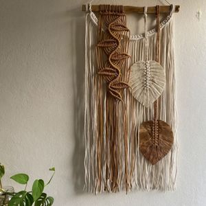 دیوارکوب جوانه مکرومه بافی دکوراتیو مدل ونگوک