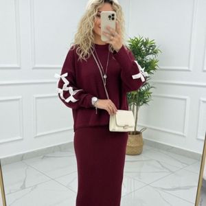 خرید اینترنتی ست بافت زنانه طرح پروانه