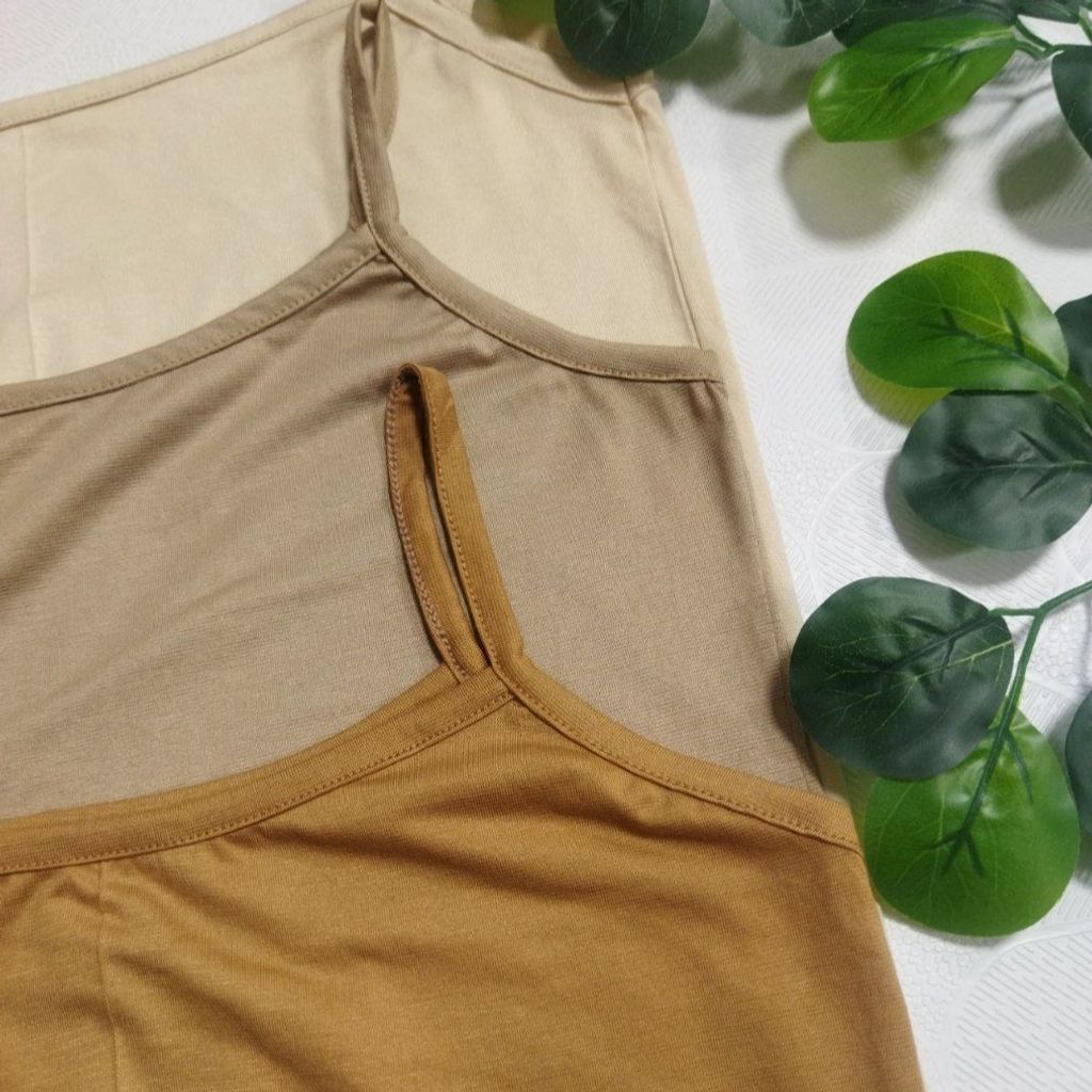 مشخصات تاپ دو بنده کرم و قهوه ای زنانه tp48