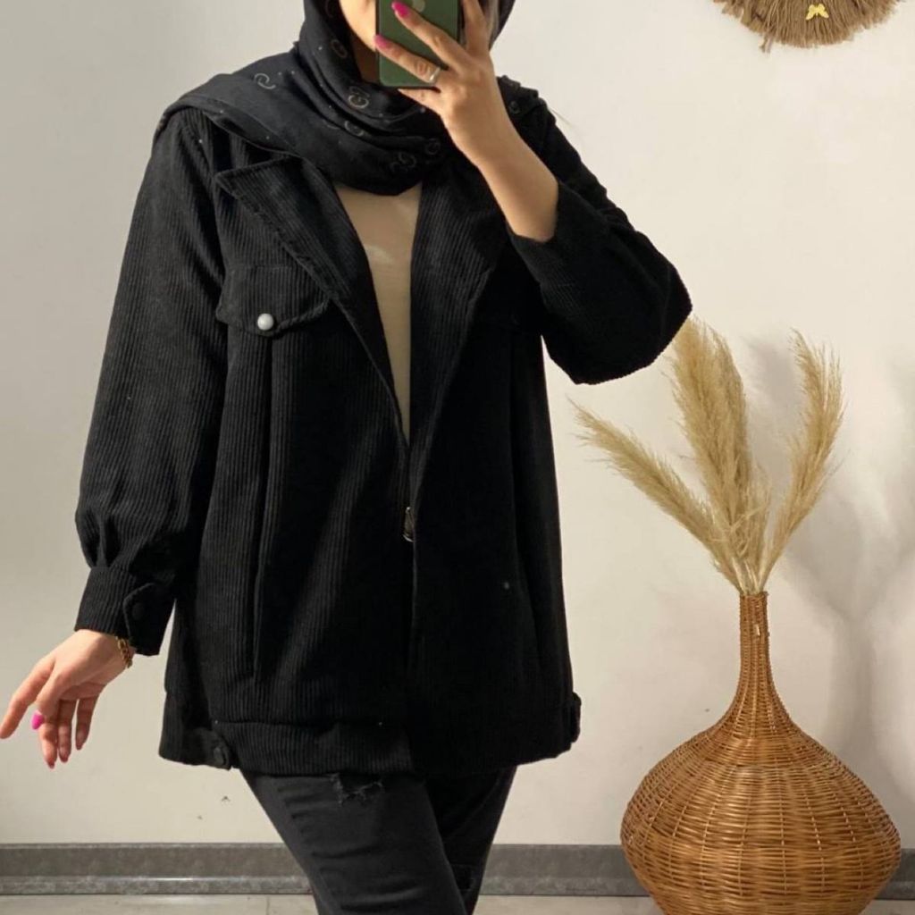 خرید انلاین مانتو پیله دار شیدا