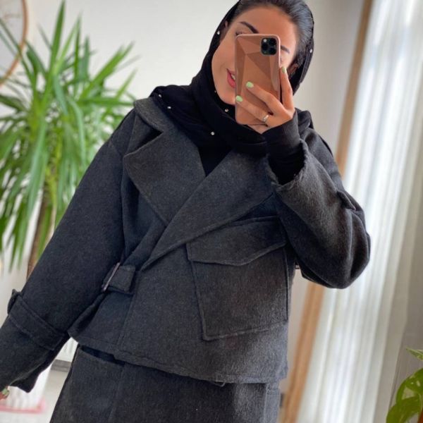 کت فوتر یقه انگلیسی ماهلین