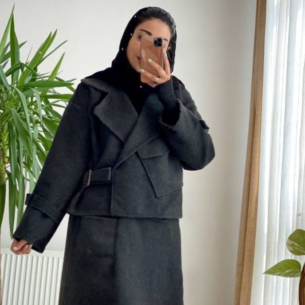 کت فوتر یقه انگلیسی ماهلین