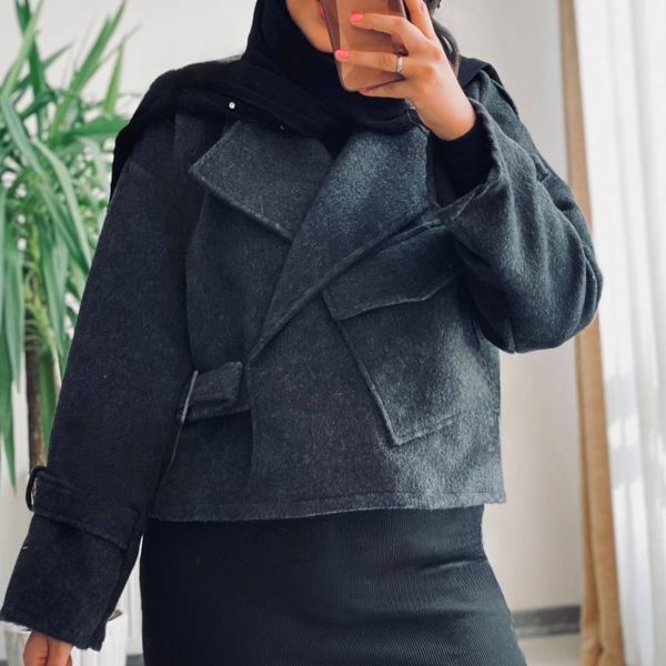 کت فوتر یقه انگلیسی ماهلین