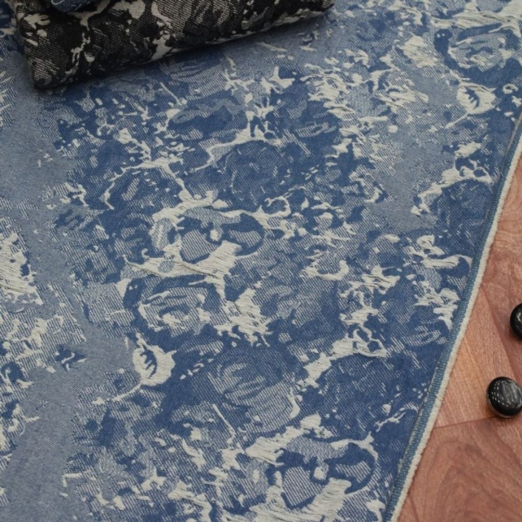 خرید انلاین پارچه جین زاپدار