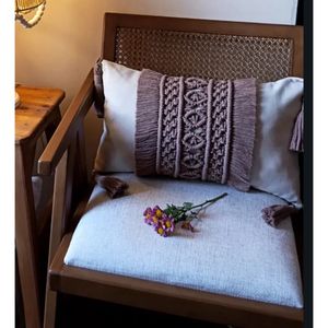 کاور‌کوسن مکرومه بافی مدل نسکافه