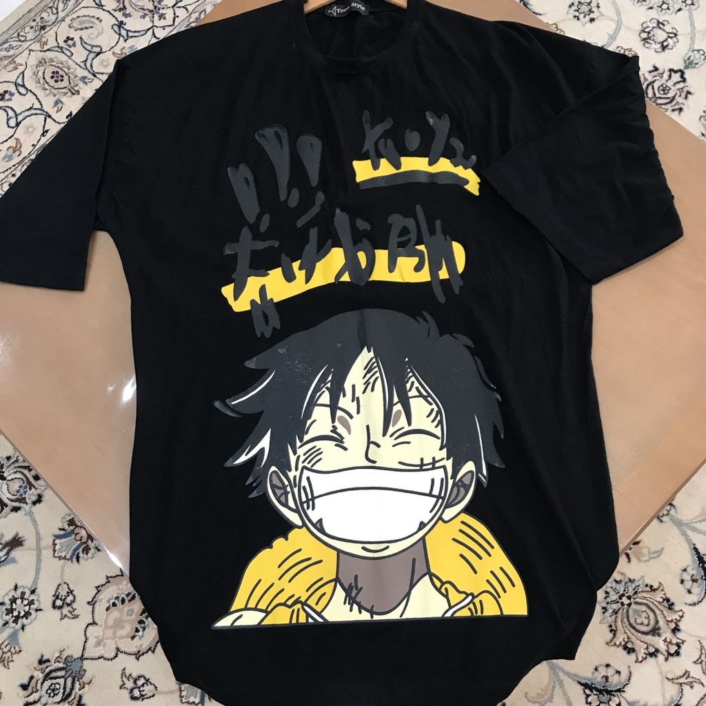 فروش اینترنتی تیشرت لانگ انیمه ای دخترانه و زنانه ایتاچی و لوفی