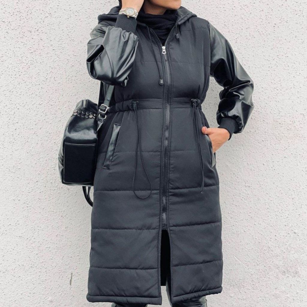 مشخصات کاپشن زنانه و دخترانه طرح نیکا