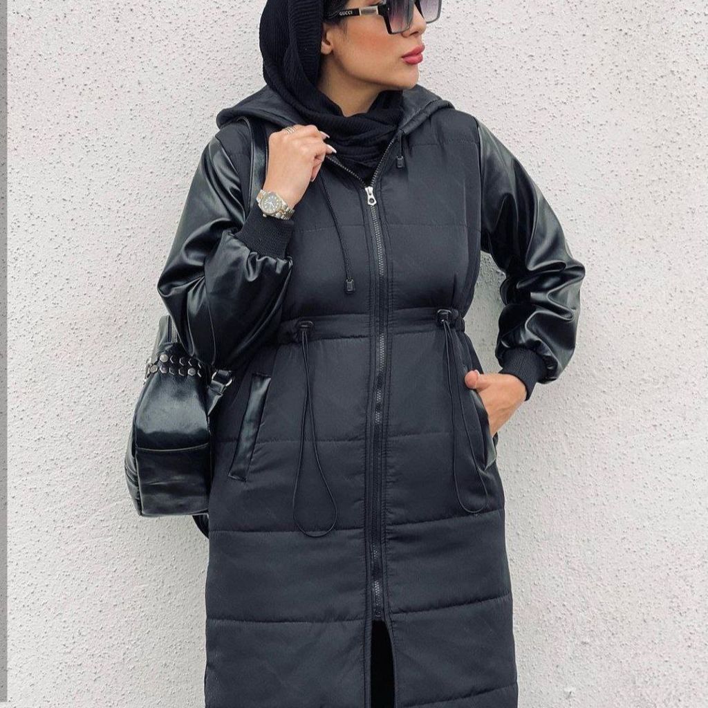 خرید اینترنتی کاپشن زنانه و دخترانه طرح نیکا