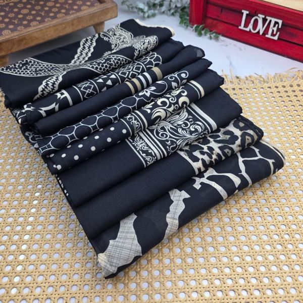 روسری کرپ نخ قواره 110