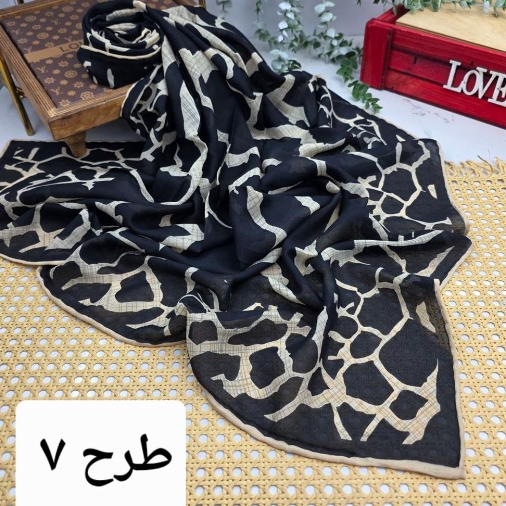 مشخصات روسری کرپ نخ قواره 110