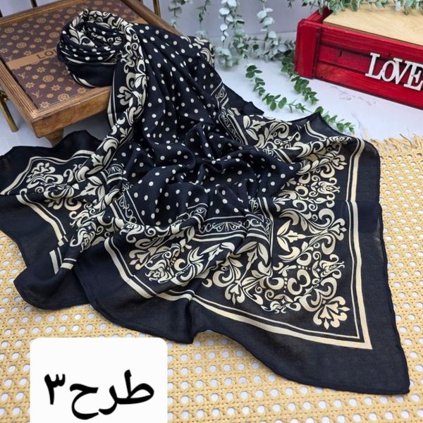 روسری کرپ نخ قواره 110