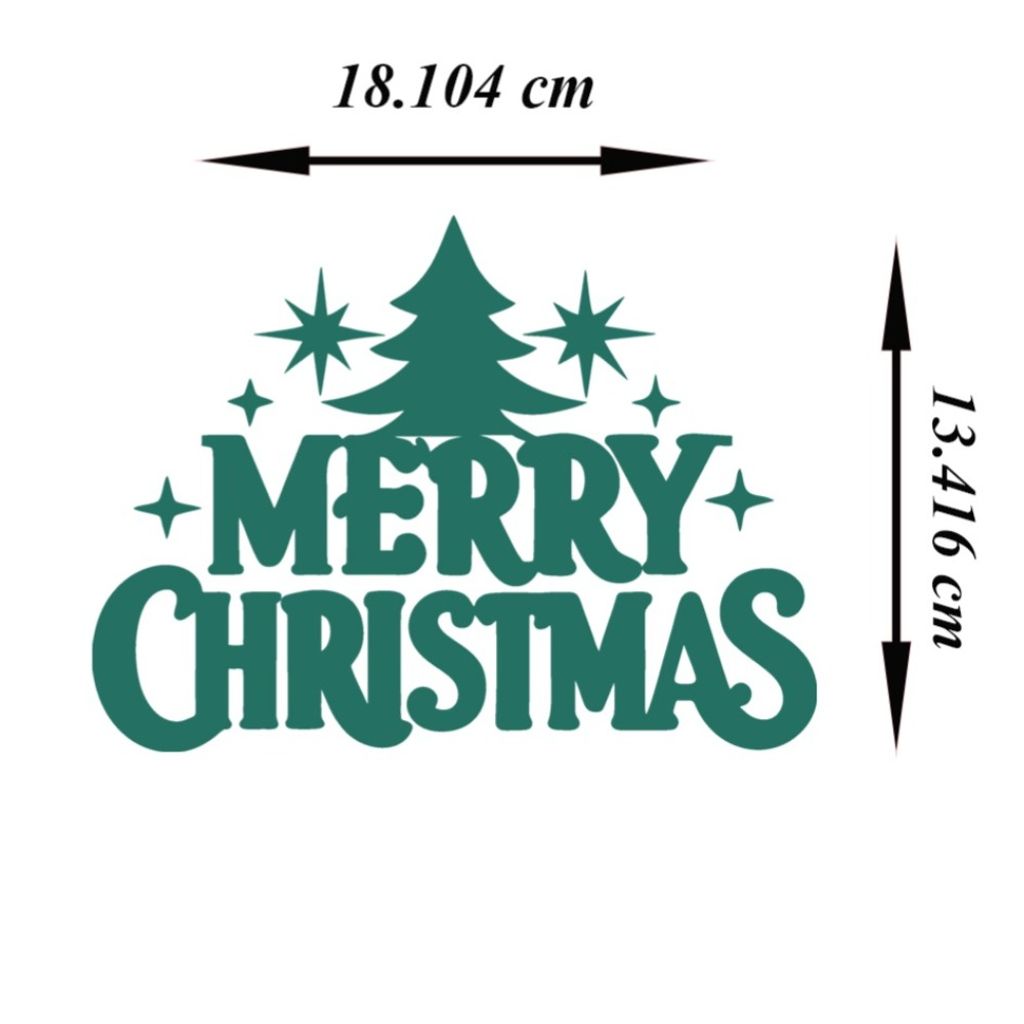 قیمت استیکر حرارتی لباس و پارچه طرح کریسمس کد 001 مجموعه 2 عددی