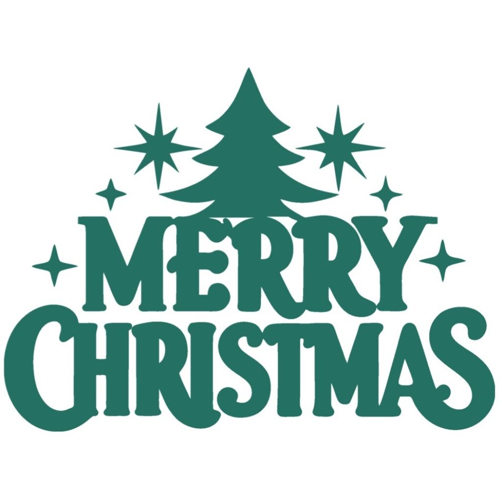 قیمت ارزان استیکر حرارتی لباس و پارچه طرح کریسمس کد 001 مجموعه 2 عددی